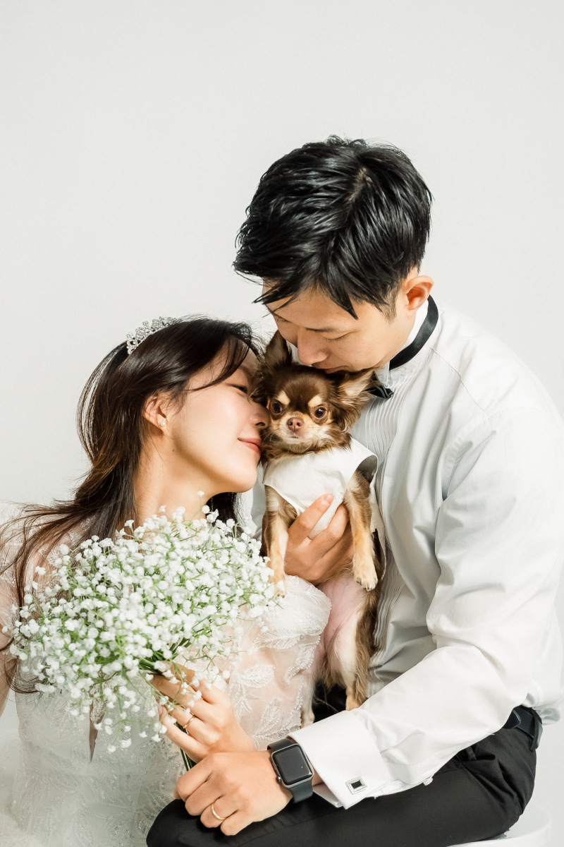 【愛犬と一緒に】ファミリーセルフフォト撮影プラン♡