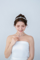 ティアラ・イヤリング・ネックレス（クローシェ）