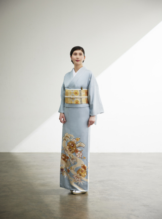 水色流水松竹梅（色留袖）