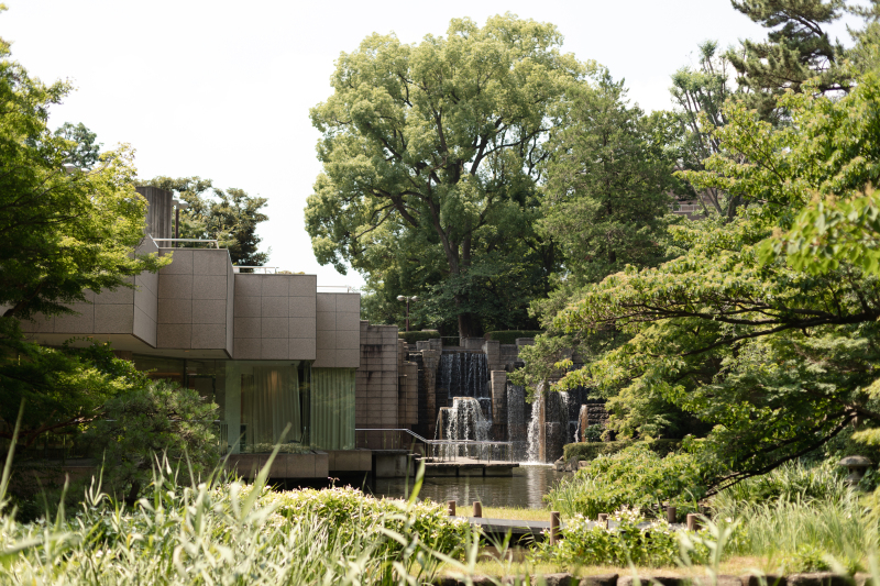 6月の緑あふれる庭園