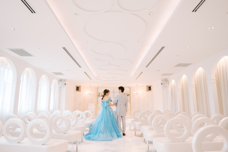 カラードレスへお色直し