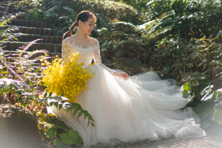 豊富なラインナップの上質なウエディングドレス