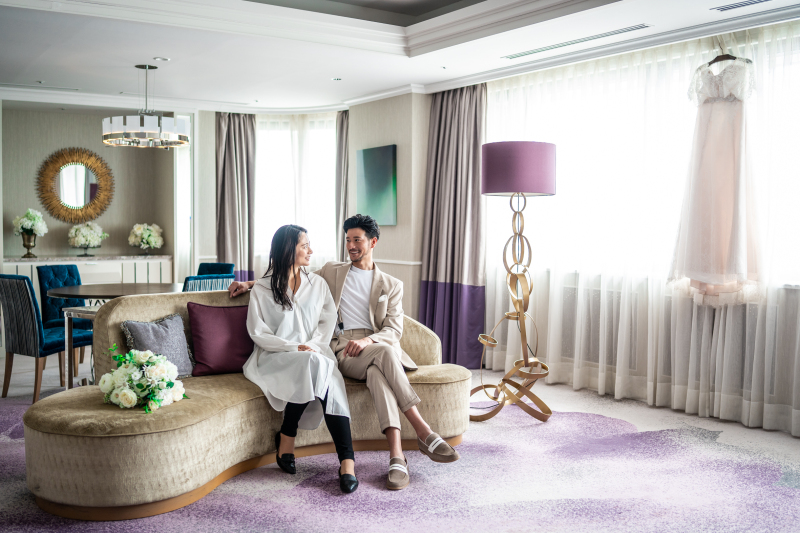 東京マリオットホテル_撮影前に打ち合わせができる