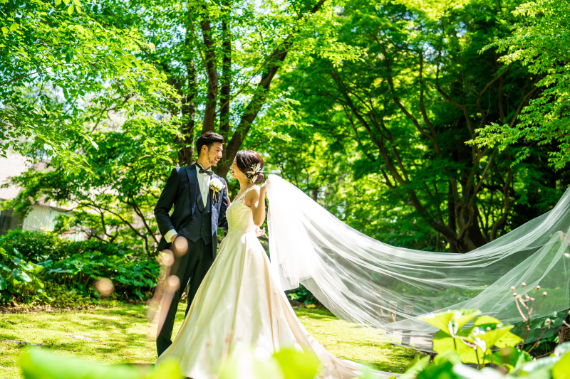 東京マリオットホテル_庭園で撮影できる