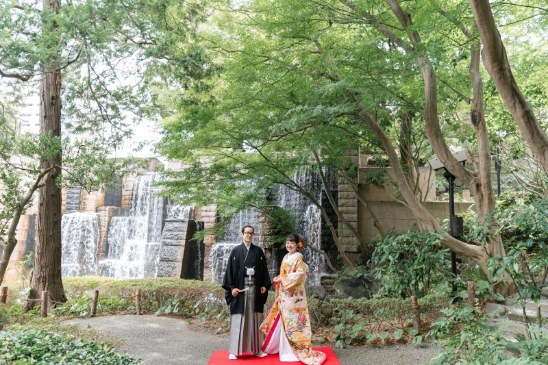 【和装1着】紅葉が美しい御殿山庭園で残す1日2組限定プラン