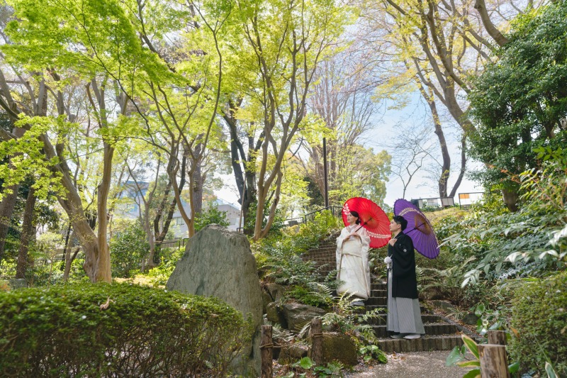 【和装1着】紅葉が美しい御殿山庭園で残す1日2組限定プラン