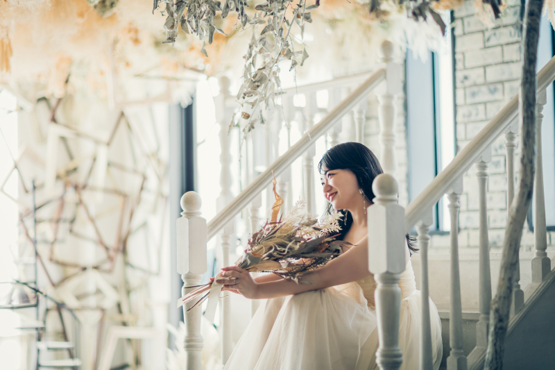 【純白のドレスで美しい】写真データ付きパックプラン