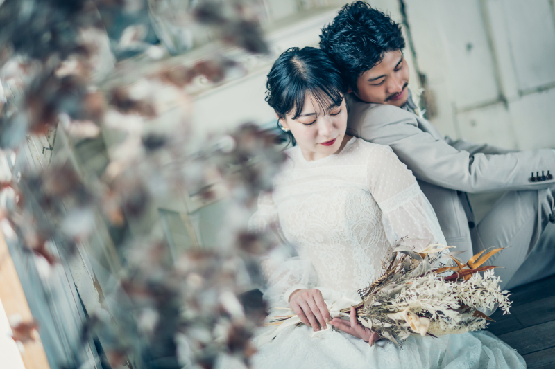 庭園を望める和館&アンティークスタジオでの衣装2点フォトプラン ≪スタジオ撮影・データ70カット・フォトブック付き≫