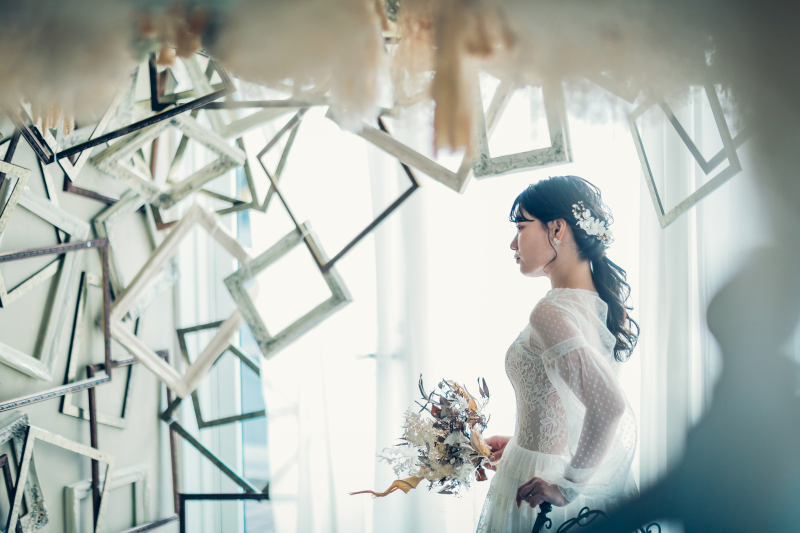 【純白のドレスで美しい】写真データ付きパックプラン