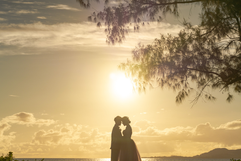 最後のサンセットはビーチで。