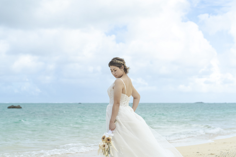 新婦様のソロショットは必須で撮影!