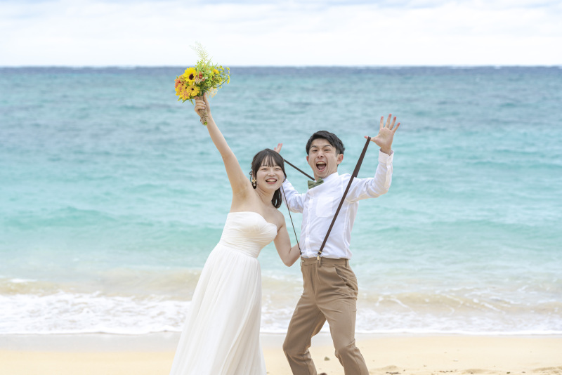 笑顔のフォトツアー！お二人の中の良さが伝わります