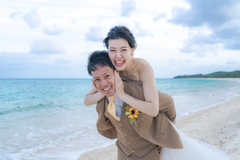 最後はおんぶで楽しく撮影クランクアップ!