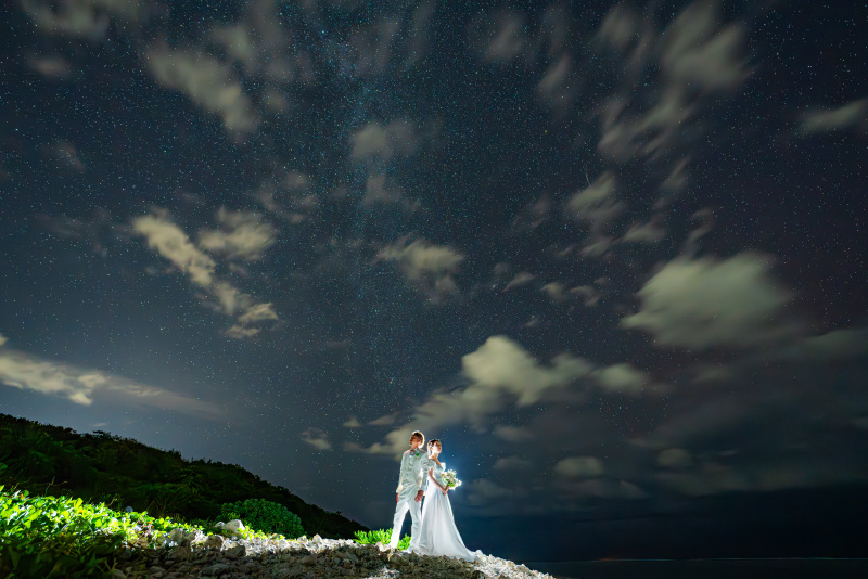 いよいよナイト撮影をスタート!星空の撮影。