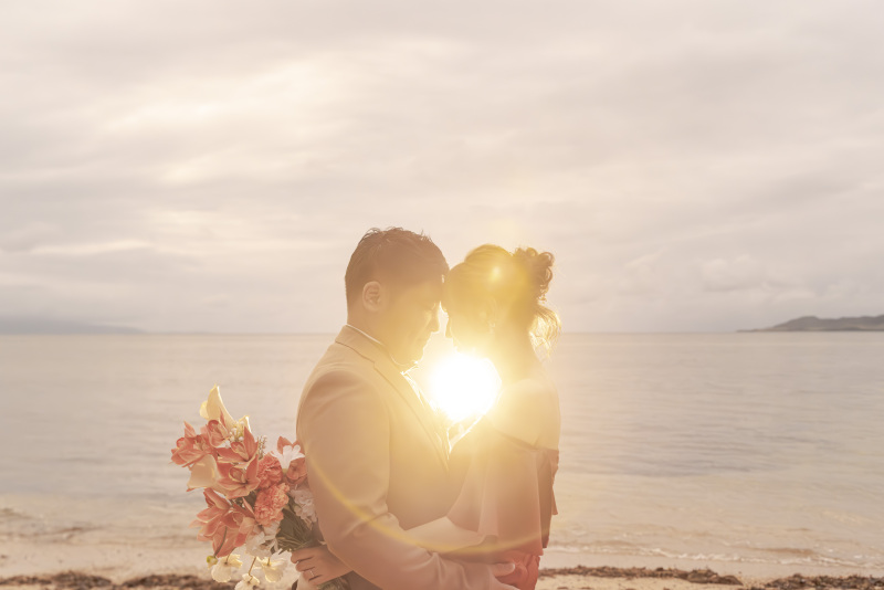 最後のサンセットはビーチで。