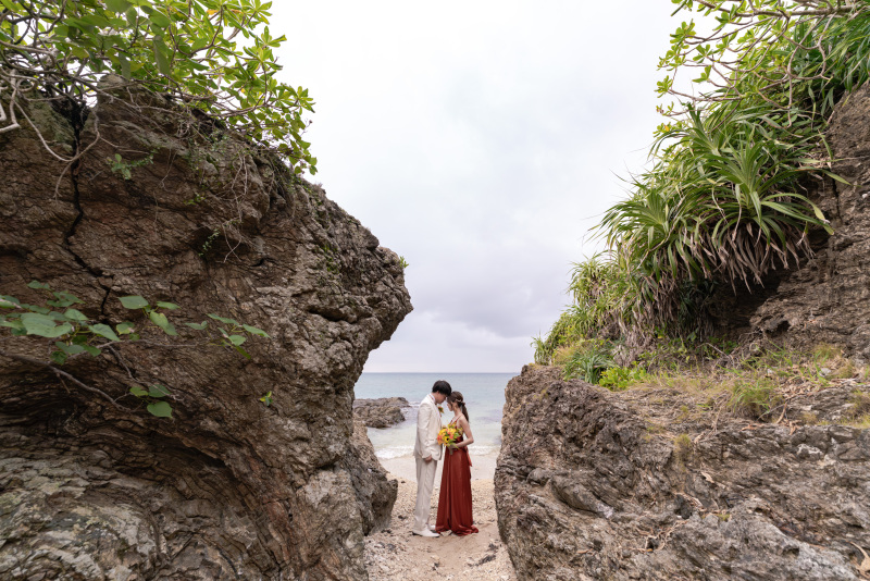 衣装をチェンジして、サンセットタイムの撮影へ!