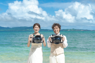 ​沖縄らしさを感じる赤瓦古民家。そしてビーチとインザシー！