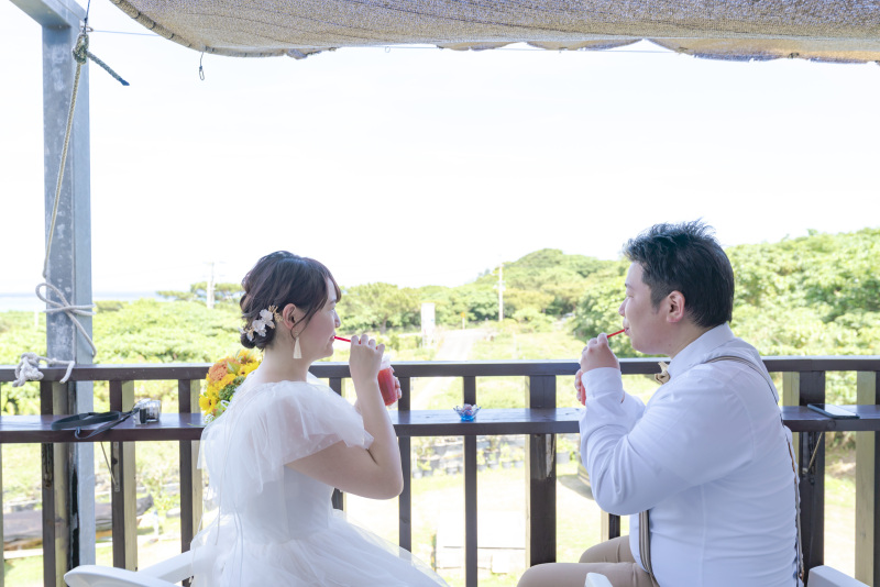 アセロラジュースで休憩!