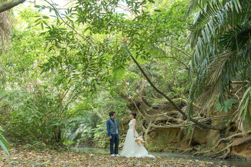 次はジャングルへ。石垣島らしい南国植物の世界。