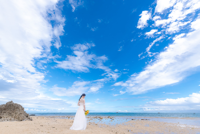 新婦様のソロショットは必須で撮影