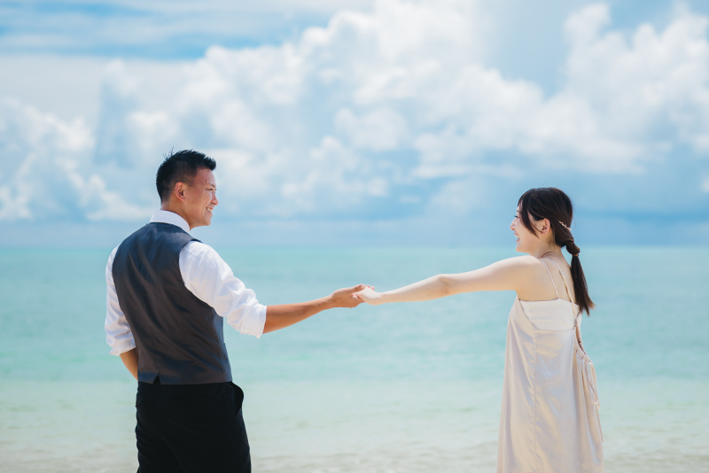 ビーチだけでも大満足！石垣島の青い海に青い空を堪能。