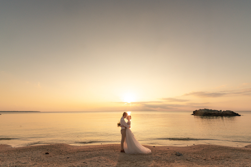 サンセット撮影も雲のほとんどない晴天。