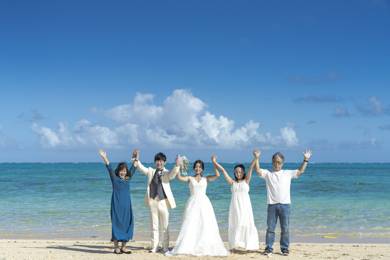 BlueSodaではご家族が一緒の撮影も追加料金は0円です!みんなで一緒に!