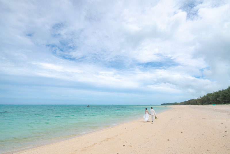 外せないビーチももちろん!だーれもいないビーチ。
