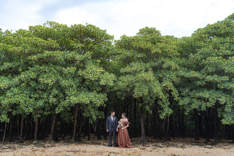 海見えチャペルに南国植物。NoLimitフォトツアー!