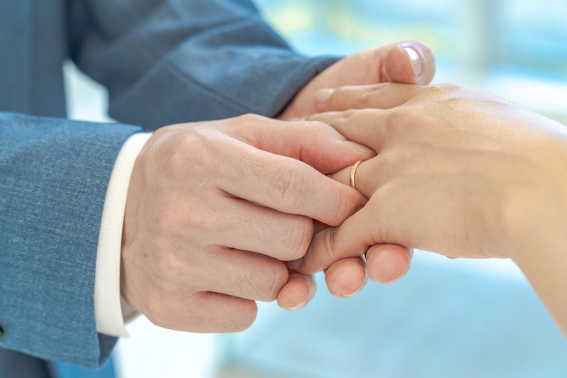 ビーチ撮影の後はチャペルへ・・・