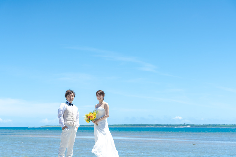 少し寄り道。青い海に青い空。青すぎる!