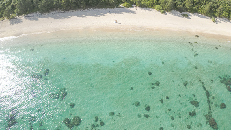 空や海ってこんなに青くて広かった？