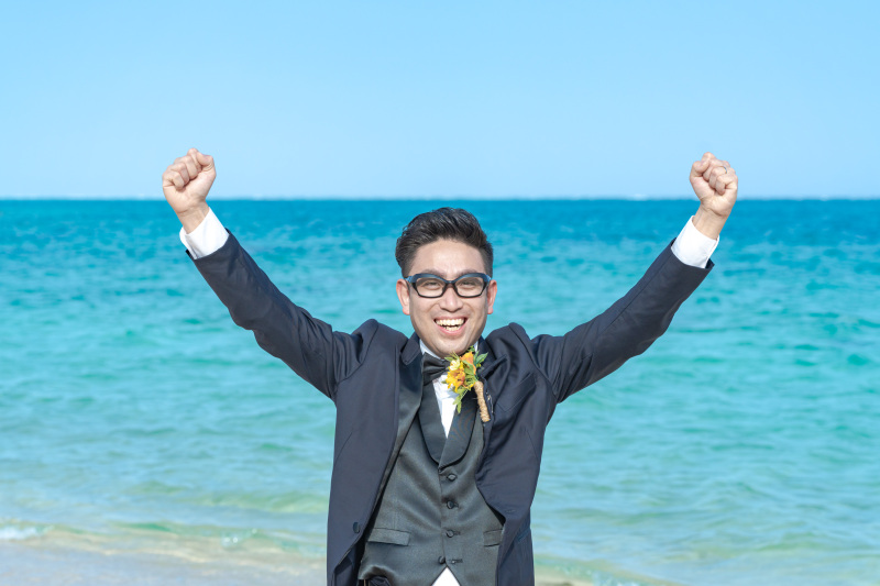 新郎ソロショットだって大切!!!