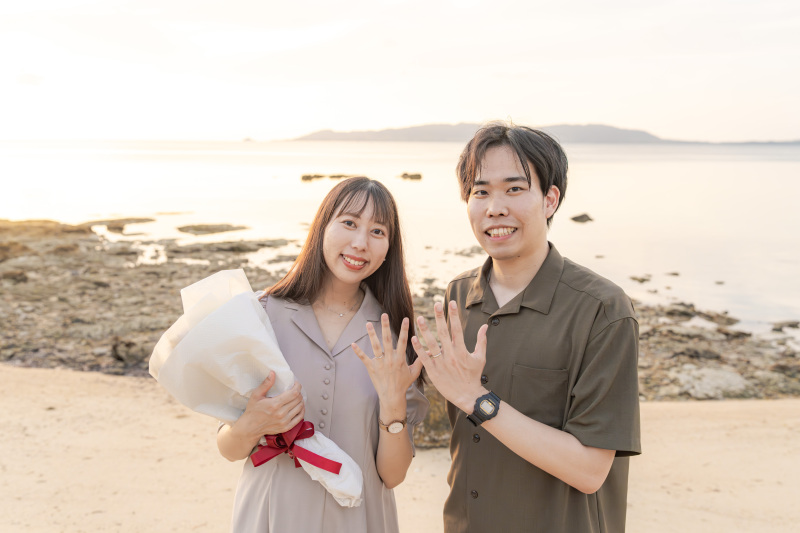 指輪交換もバッチリできました!