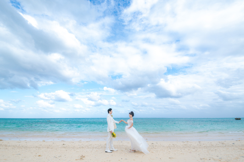 まずは最初のビーチで撮影。