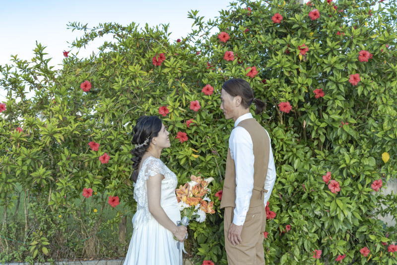 南国の花といえば！そう！ハイビスカス。