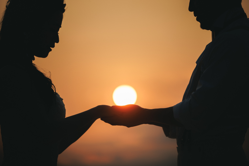 まんまる太陽。