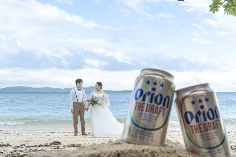 海で小物を使った撮影もOK!!