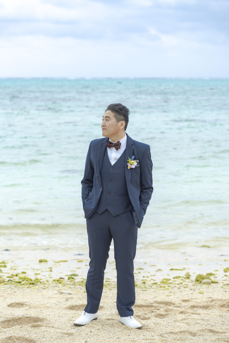新郎様もソロショット！