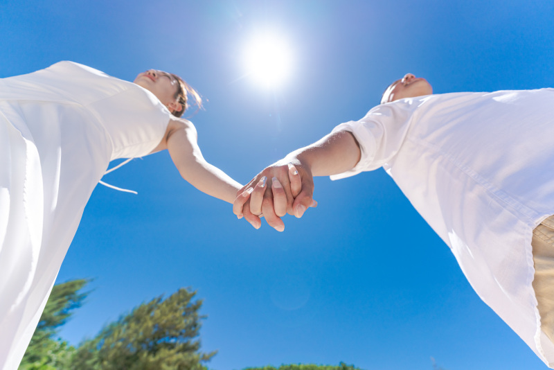 空ってこんなに広かった？！開放感のある空。