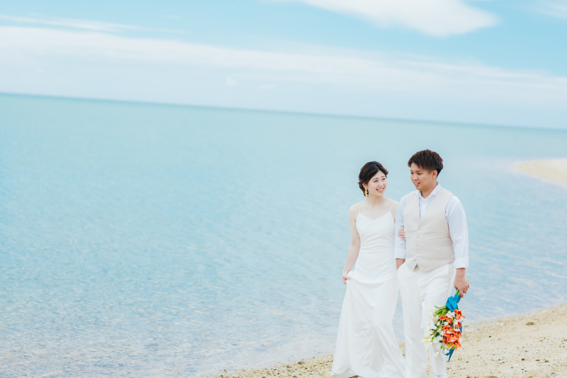 最後はビーチで楽しく撮影開始！