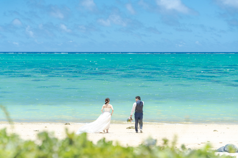 まずは王道ビーチへ。今日も誰もいない。本当の穴場