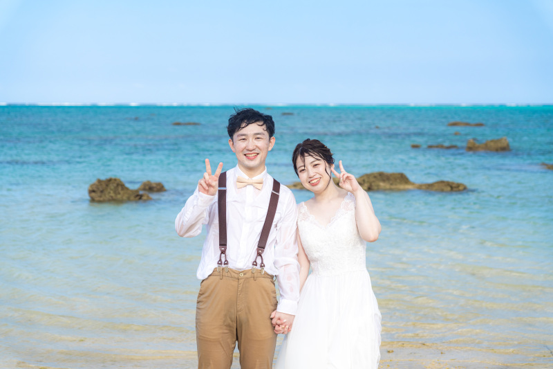 南国だから、最後は全身で海を感じて!イン・ザ・シー!