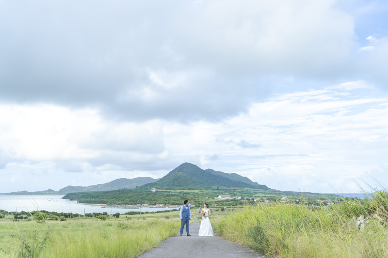 こちらも開放感。ずっと続く一本道。