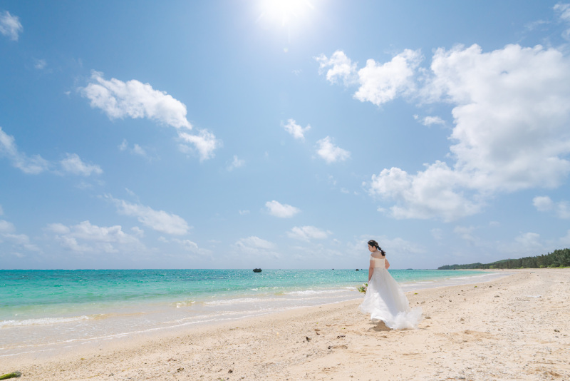 だーれもいないビーチ。ソロショット。