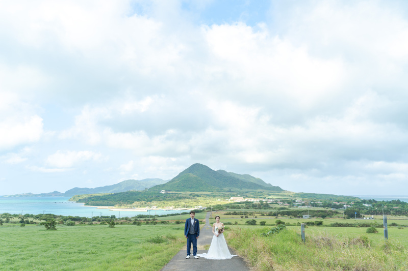 こちらも開放感。ずっと続く一本道。