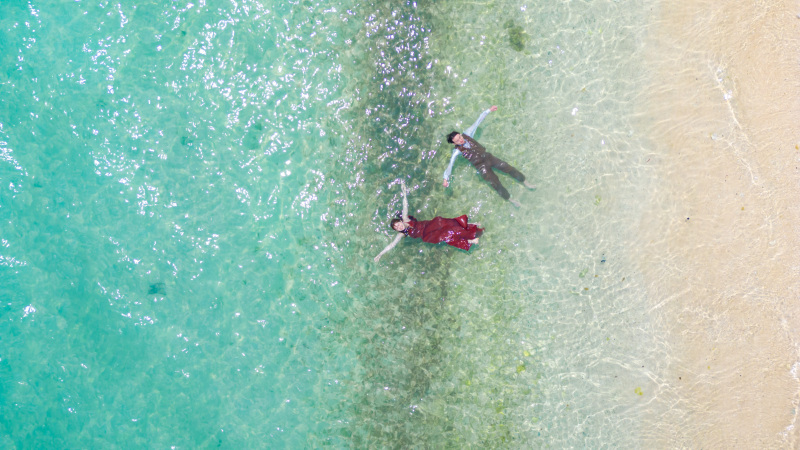 石垣ブルーの海にダイブ!海を全身で感じよう!