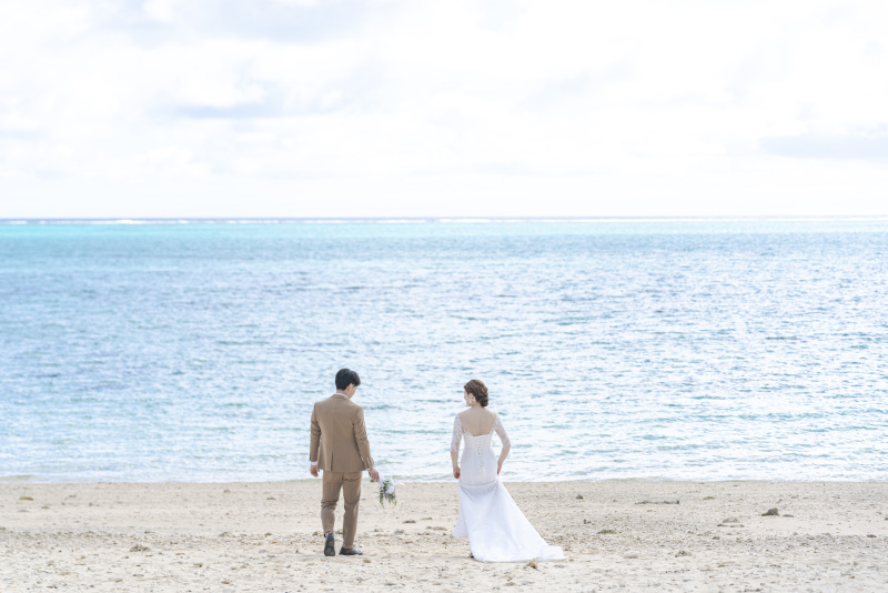 いい天気！誰もいないビーチでのびのび撮影！