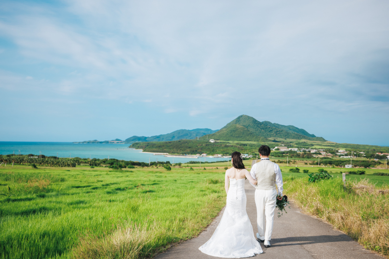 ズドーンと通る一本道。素晴らしい開放感