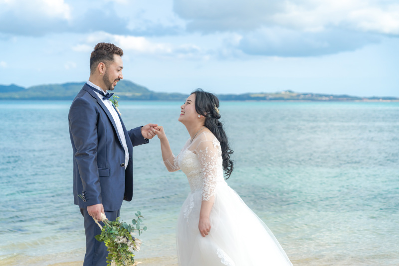 笑顔の撮影現場!お二人の中の良さが伝わります。